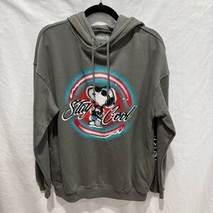 Peanuts Snoopy Graphic Hoodie Pullover Pocket Streetwear Med Charlie Brown